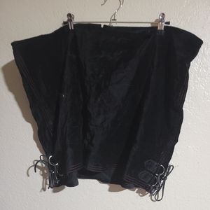BLACK Plus size 26 velvet Tripp NYC Skirt